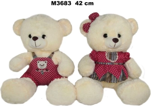 Plüss mackó Miś ruhával 42 cm