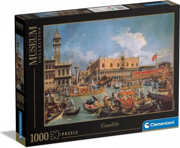 Puzzle 1000 darabos Museum Canaletto A Bucentaur visszatérése a Mólóhoz Nagyboldogasszony napján
