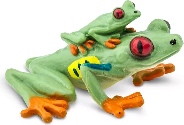 Safari Ltd. vörösszemű levelibéka figura – 1 db