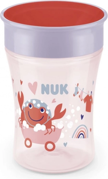NUK Magic Cup bögre tetővel 230 ml piros