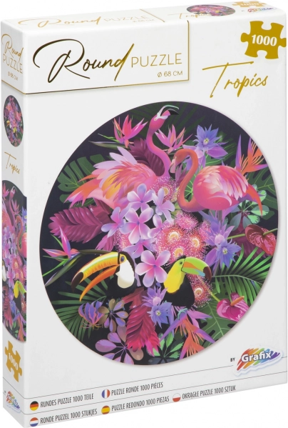 Kerek Tropic puzzle, 1000 darabos