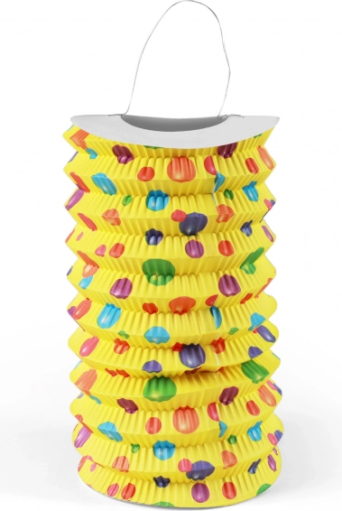 Léggömb mintás papírlampion, 15 cm