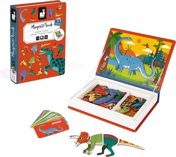 Janod Magnetibook dinoszauruszok