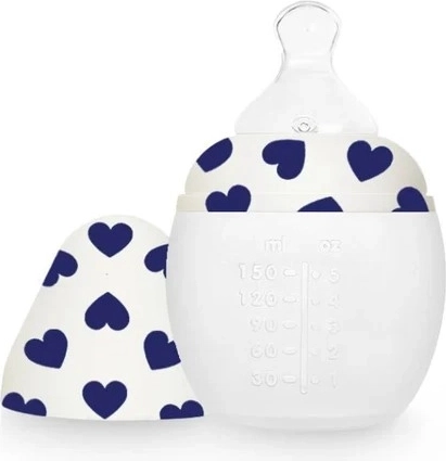 ÉLHÉE antikólikás cumisüveg Full of Love blue 150 ml