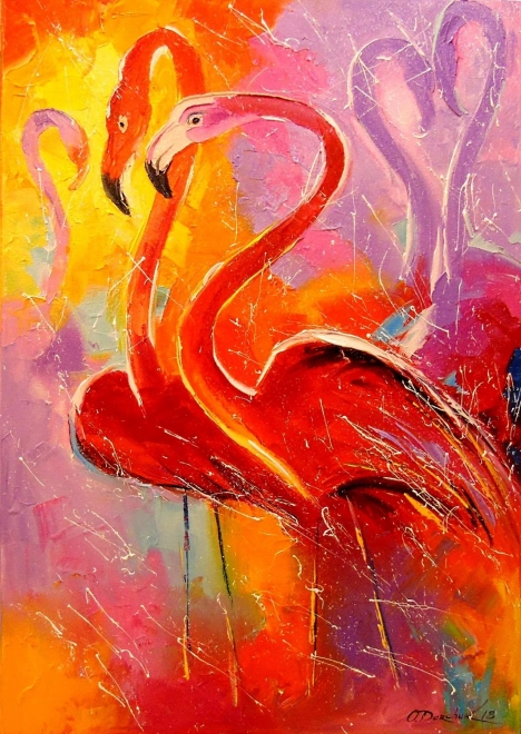 Flamingós kirakó 1000 darabbal