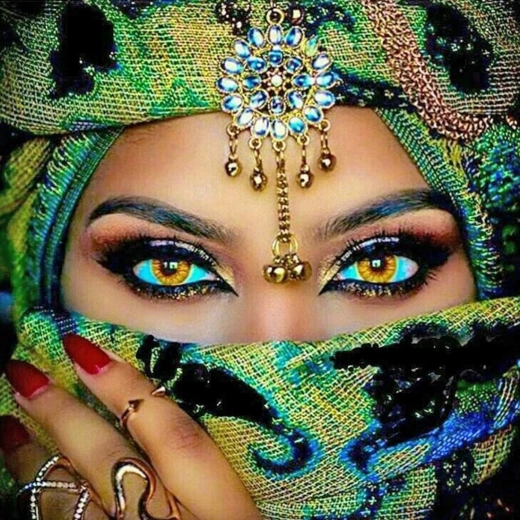 Gyémánt festés 7D Bűvös nézés 30x40 cm