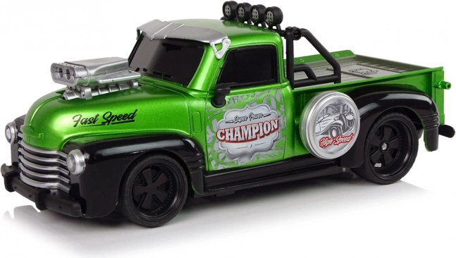 Zöld RC pick-up 1:18
