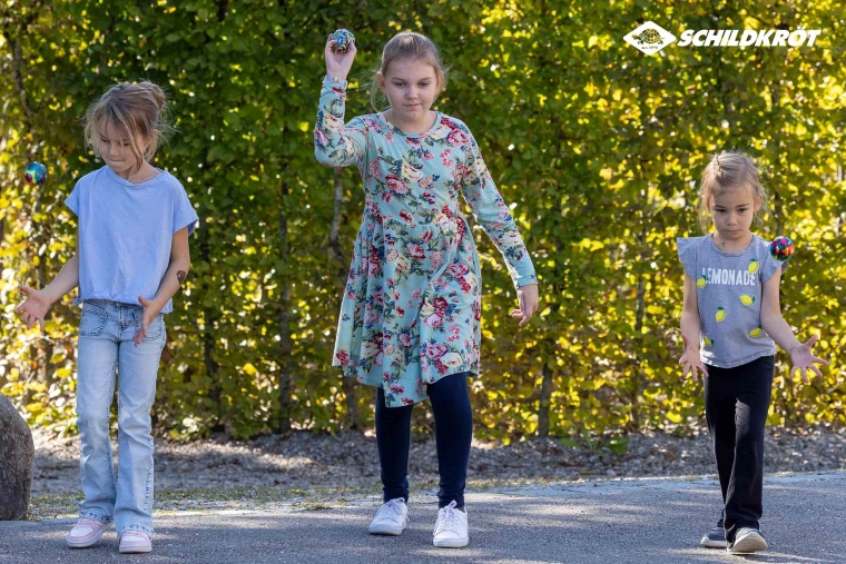 Schildkröt pattogó labdák extra visszapattanással – 3 darabos készlet