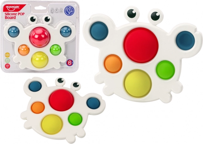 Szilikon szenzomotoros játék Rák Pop It