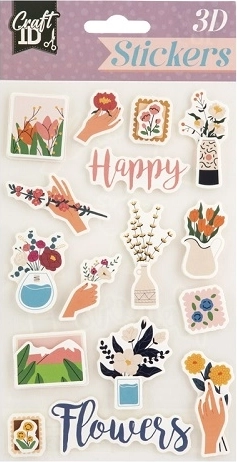 3D matrica Happy flowers