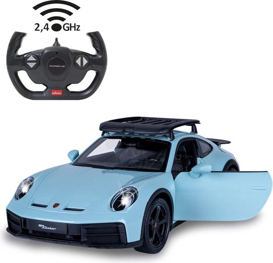 RC autó Porsche 911 Dakar 1:14 zöld