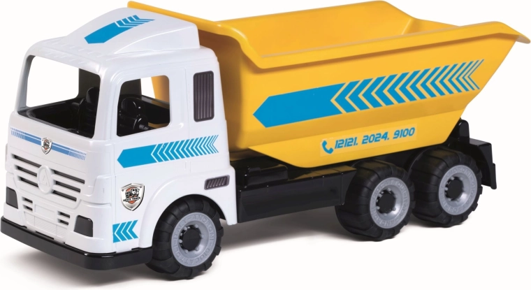 Androni Heavy Trucks billenőplatós teherautó gumírozott kerekekkel, 48 cm