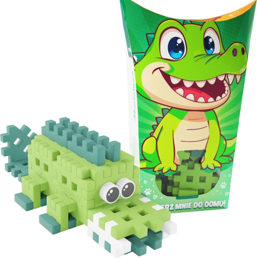 Mini Waffle Pocket Pets építőkészlet – krokodil