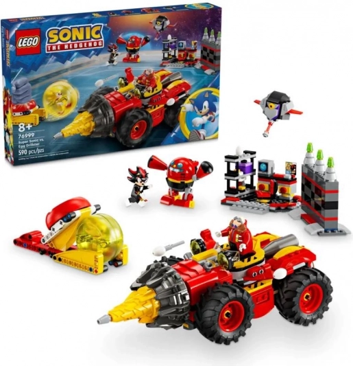 Lego Sonic: Super Sonic vs. Egg Drillster építőkészlet