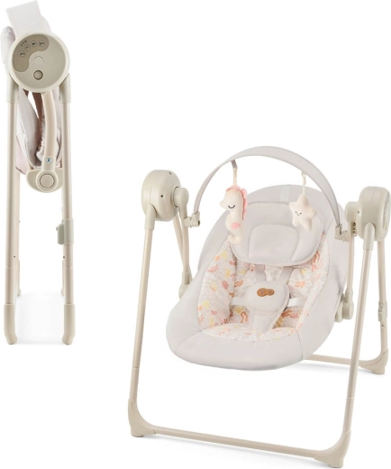 Kinderkraft Swingee bézs elektromos babahinta