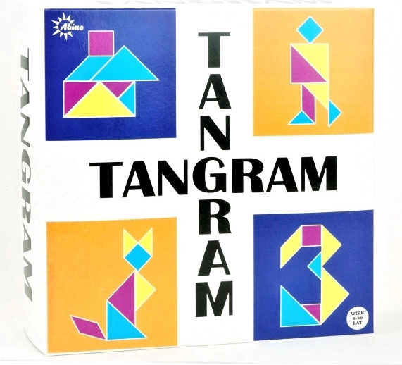 Logikai játék Tangram – gyors mintakirakás