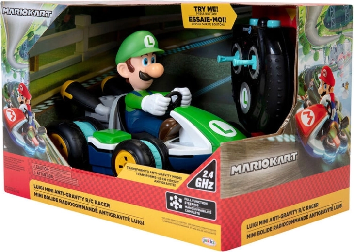 Nintendo Super Mario mini RC autó Luigi Kart 20 cm – 1 db