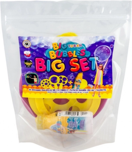 TUBAN óriás buborékfújó készlet 3 gyűrűvel