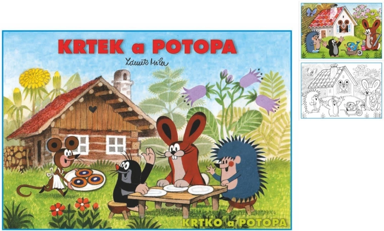 Kifestő A5 Kisvakond és az árvíz