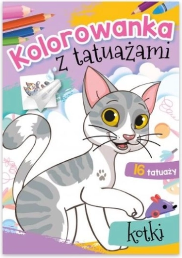 Macskás tetoválások – színező és lemosható tetováláskészlet