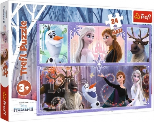Trefl Disney Frozen maxi puzzle varázslattal teli világ 24 darabos