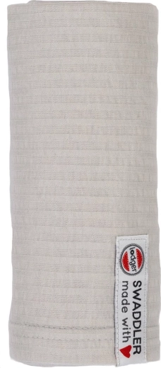 Lodger Swaddler seersucker textil pelenka 70 × 70 cm steel