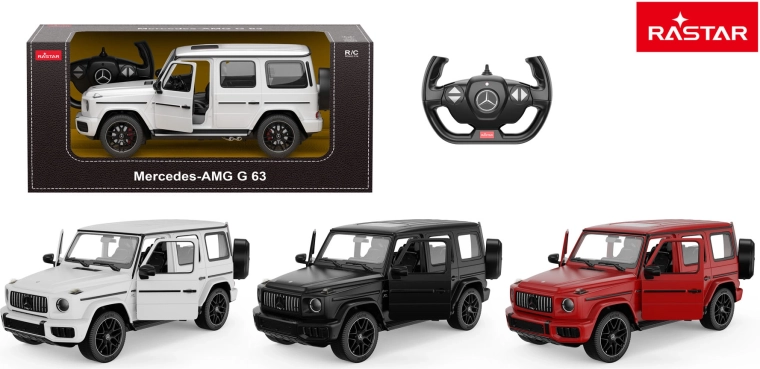 Rastar távirányítós autó Mercedes AMG G63 1:14 piros