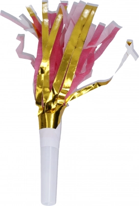 Papír partifújók macska motívummal, 6 db