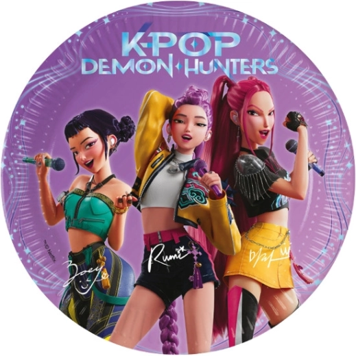 Demon hunters papírtányérok 20 cm (8 db)