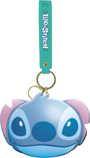 STITCH kulcstartó mini pénztárcával, kék
