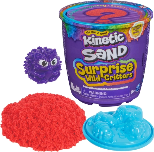 Kinetic Sand meglepetés vödör – vadállatok