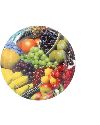 Banán mintás befőttes tetőkészlet 66 mm (10 db)