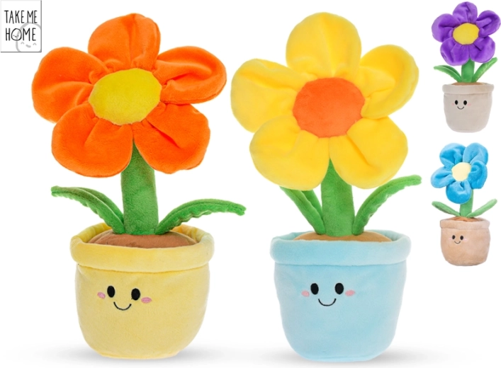 Plüss virág cserépben Take Me Home 30 cm
