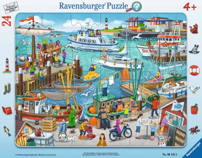 Ravensburger Puzzle Nap a Kikötőben 24 Darab