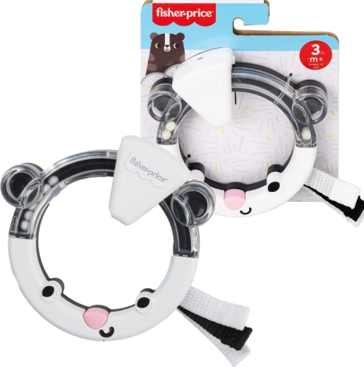 Szenzoros gyűrű csörgő babáknak Borsuk FISHER-PRICE