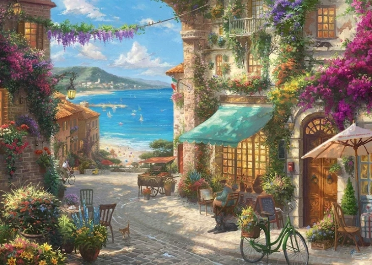 Norimpex Festés számok szerint Tengerparti város 40 × 50 cm