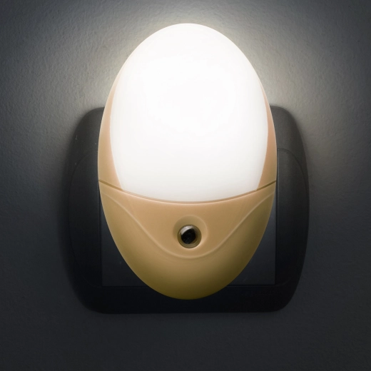 Phenom LED éjszakai tájékozódási fényérzékelős lámpa, sárga