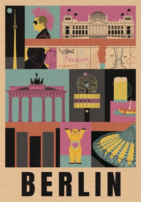 CLEMENTONI Puzzle Style in the City: Berlin 1000 darabos