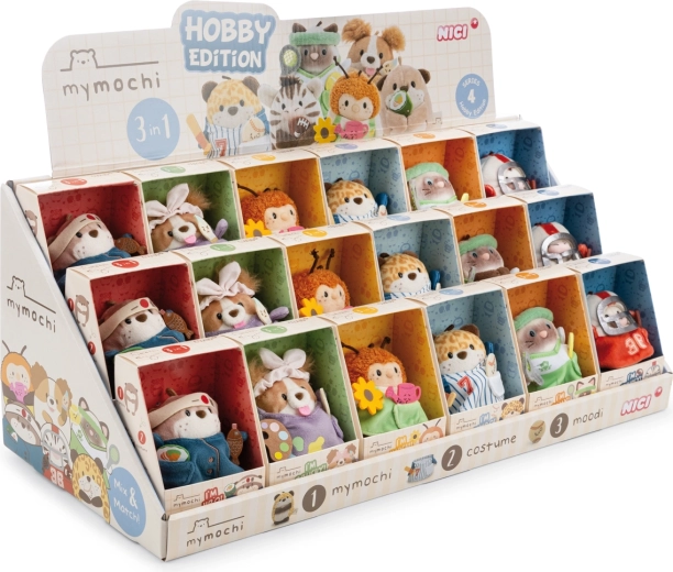 Nici MyMochi pultos display Hobby Edition 8 cm (18 db)