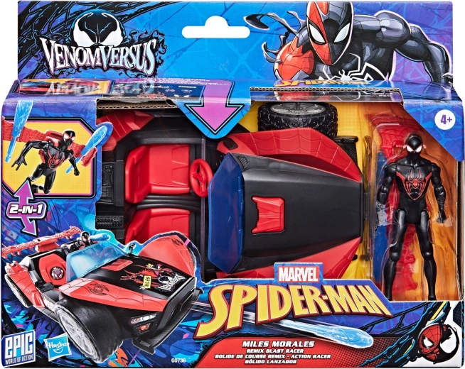 Hasbro Pókember – Miles Morales a Remix Racer járművel