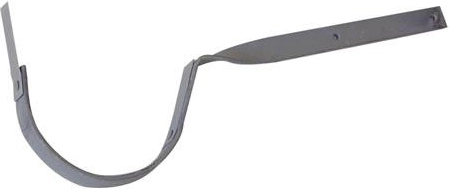 Csavart horog ereszcsatornákhoz, 330 mm, horganyzott acél