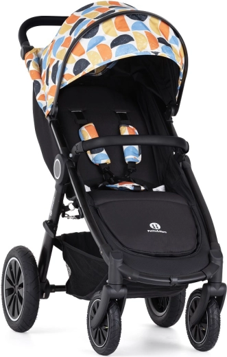 Petite&Mars Street+ Air black retro sportbabakocsi