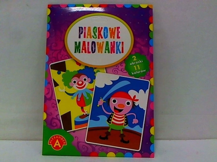 Homokfestés – bohóc és kalóz