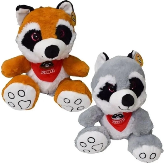 Közepes méretű plüss mosómedve