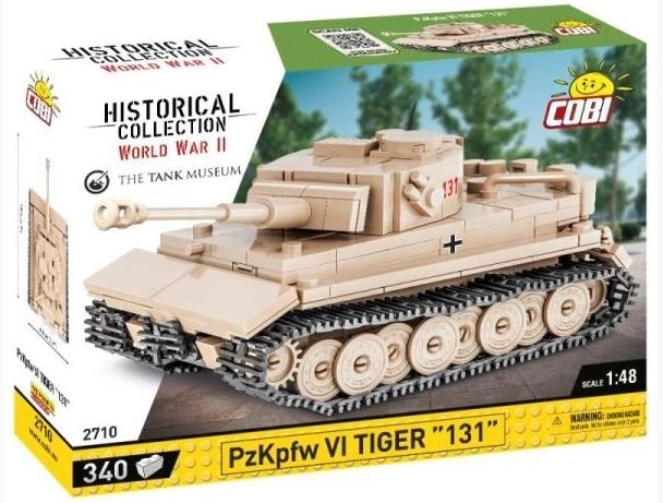 PzKpfw VI TIGER 131 harckocsi építőkészlet 1:48 méretarányban