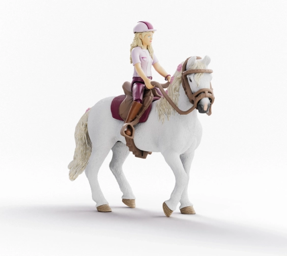 Schleich Horse Club – lovasnő Sofia és Blossom kanca figurák