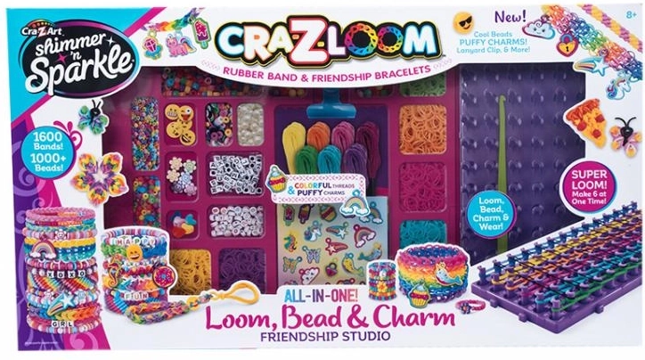 Cra-Z-Loom stúdió karkötők készítéséhez