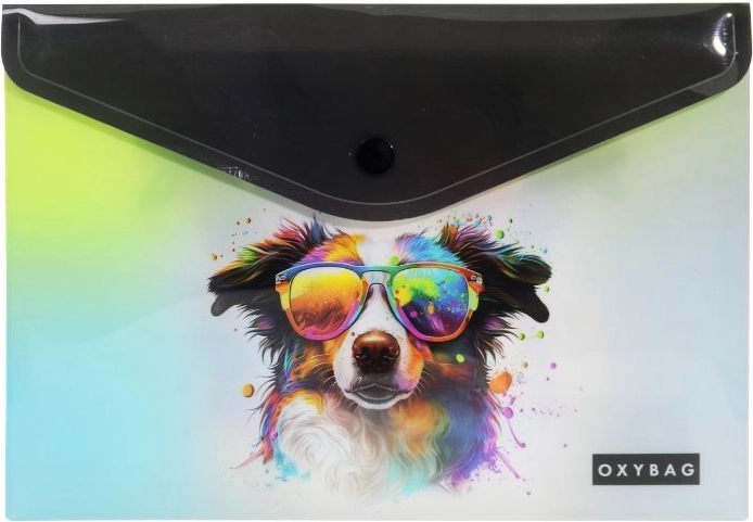 Pattintós A5-ös mappa Crazy Animals – kutya