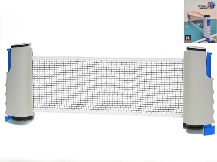 Asztalitenisz háló állvánnyal, kihúzható 175 cm-ig