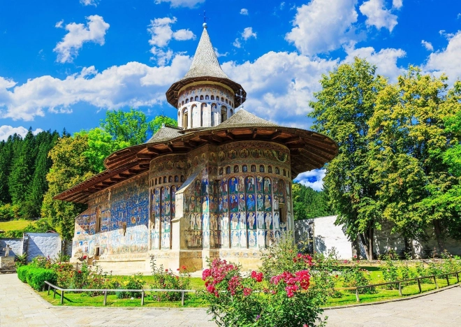 Voroneț kolostor puzzle, Suceava, Románia – 1000 darab